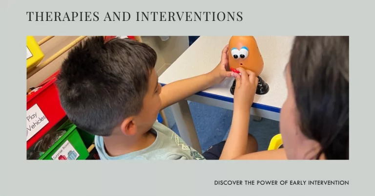 Therapies and Interventions Autism ASD